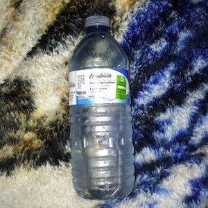 slightly used water bottle